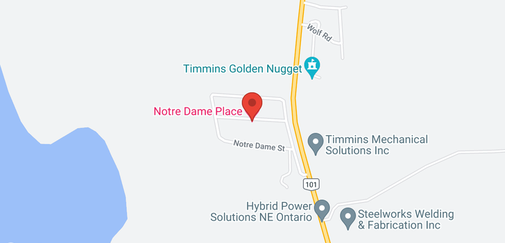 map of 65 Notre Dame ST